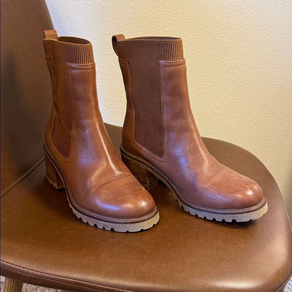 Seychelles leather heeled boot